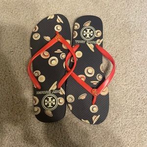 Tory Burch Logo Flip Flop